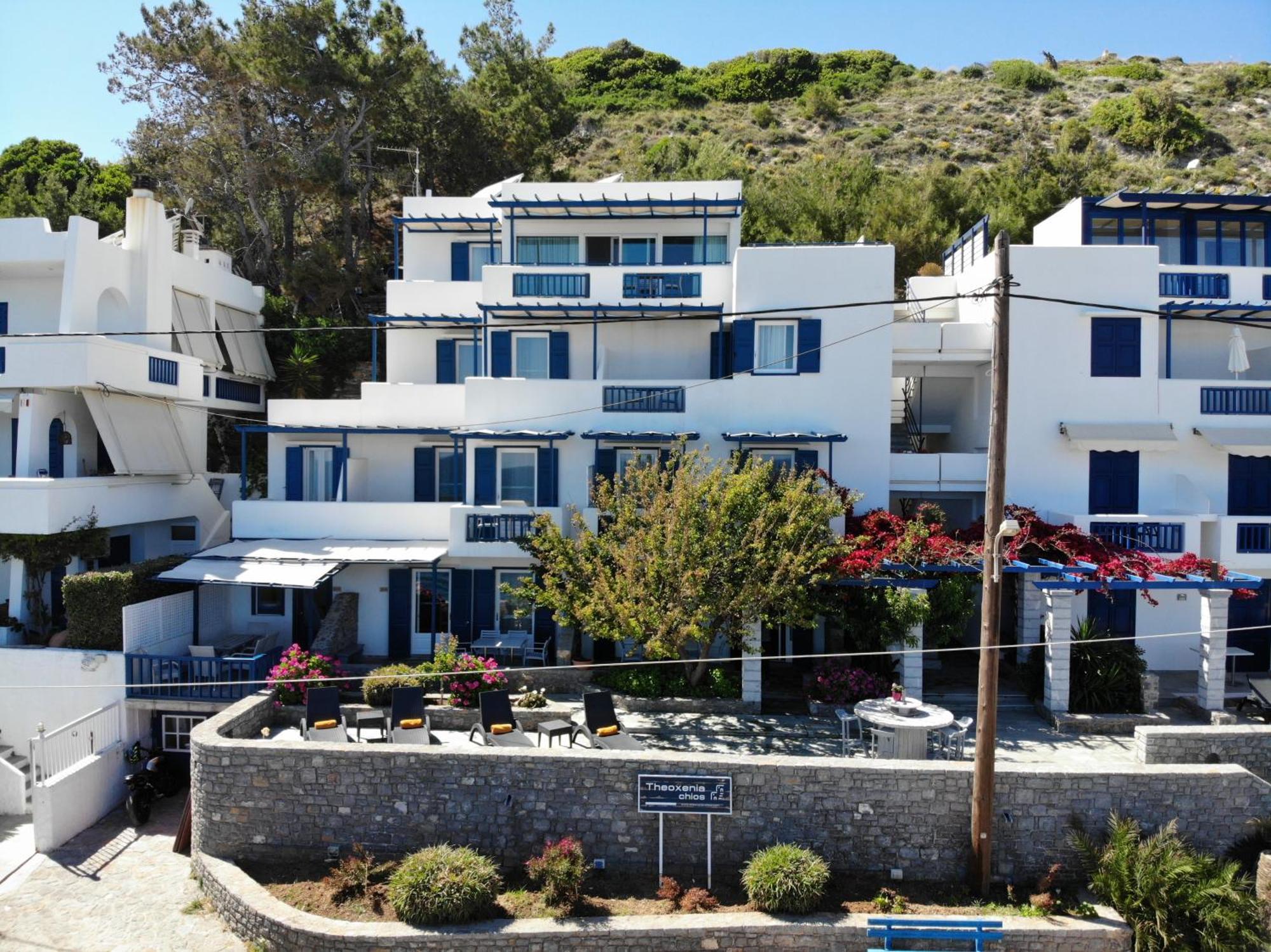 Theoxenia Chios Apartments Paralia Agias Foteinis Extérieur photo